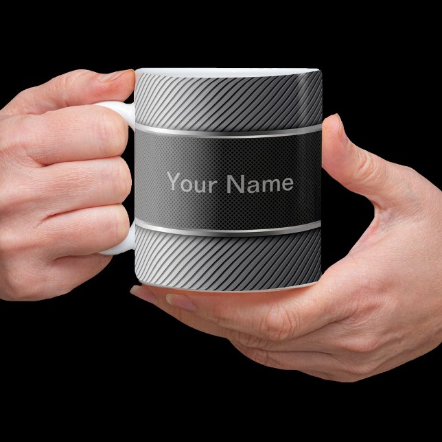 Caneca De Café Monograma de Mens legal (Criador carregado)