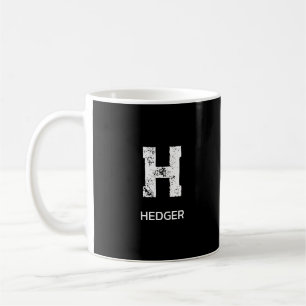 CANECA DE CAFÉ MONOGRAMA DE UMA LETRA MINIMALISTA BRANCO NOME PRE