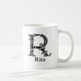 Caneca De Café Monograma extravagante: Rita