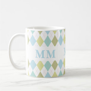 Caneca De Café Monograma inicial