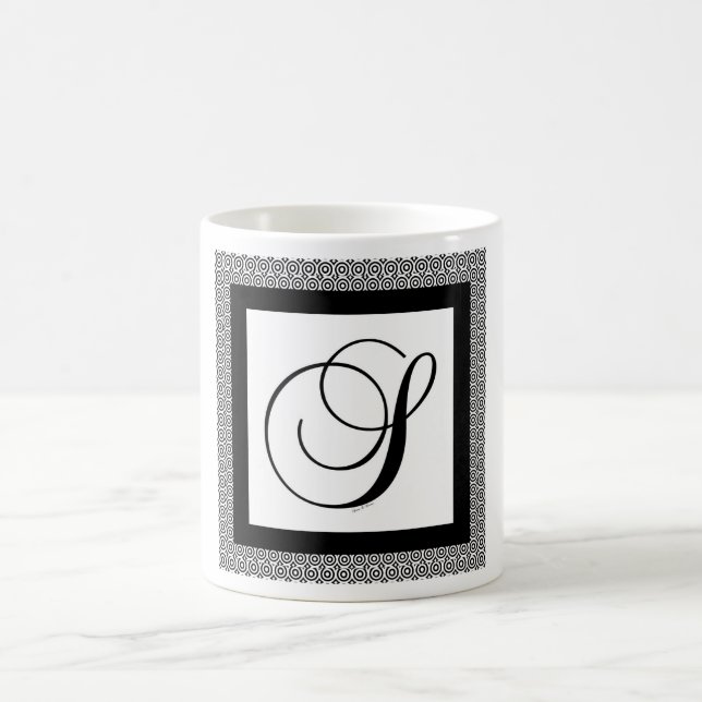 CANECA DE CAFÉ MONOGRAMA INICIAL S (Centro)