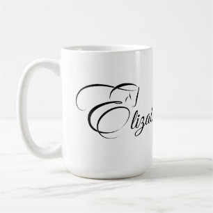 Caneca De Café Monograma - Letra E Cavalo