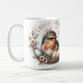 Caneca De Café Monograma Mama Bird