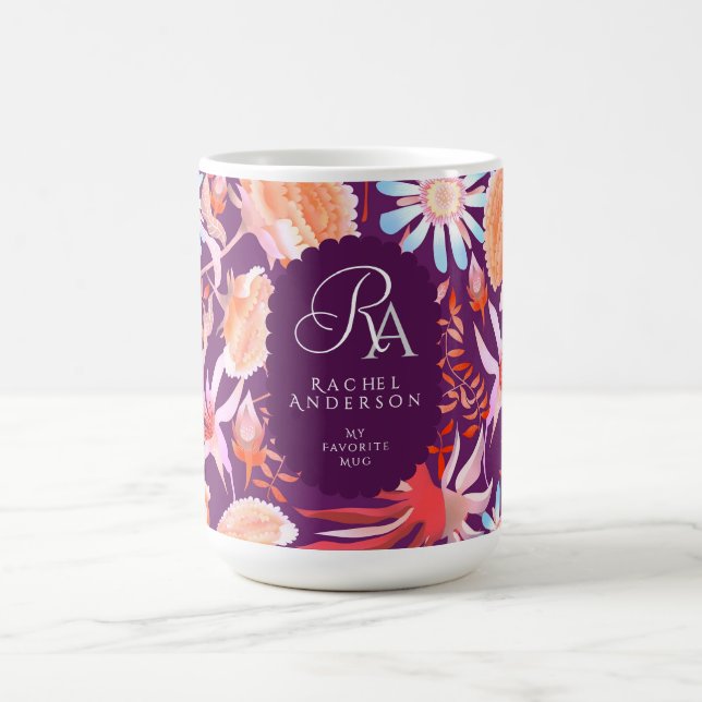 Caneca De Café Monograma multifloral sangrando (Centro)