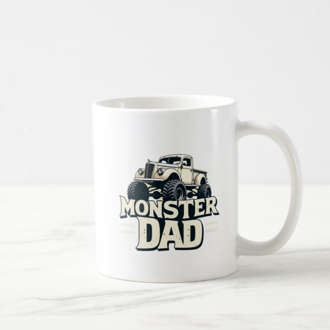 Caneca De Café Monster car (Direita)