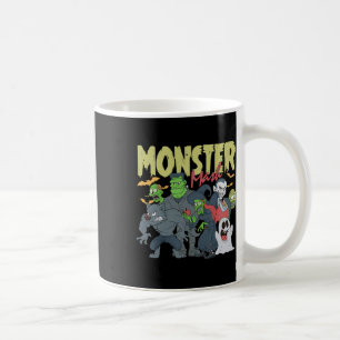 Caneca De Café Monster Mash Dia de as Bruxas engraçado Spooky Sea