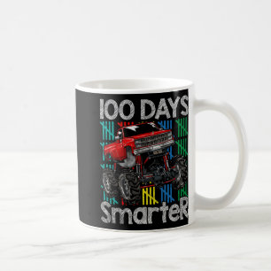 Caneca De Café Monster Truck 100 Dias Mais Inteligente Crianças 1