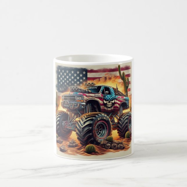 CANECA DE CAFÉ MONSTER TRUCK CAFFEE MUG (Centro)