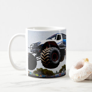 Caneca De Café Monster Truck Launch, Café Mug