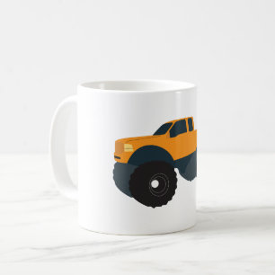 Caneca De Café Monster Truck Vehicle