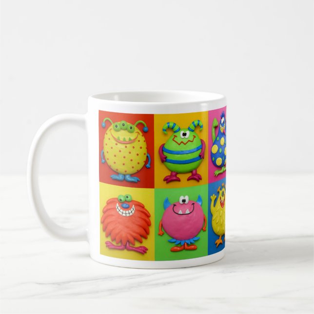 Caneca De Café Monstro (Esquerda)