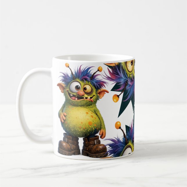 Caneca De Café Monstro 3 (Esquerda)