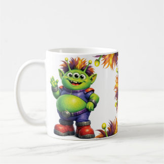 Caneca De Café Monstro 4 Cabelo