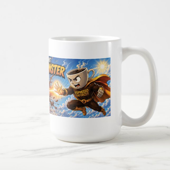 Caneca De Café Monstro da Segunda Panorâmica – Executor de Espres (Direita)