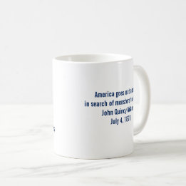 Caneca De Café Monstro da sociedade de John Quincy Adams para
