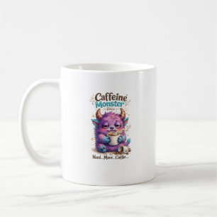 Caneca De Café Monstro de Café Fofo Design Divertido para Amantes