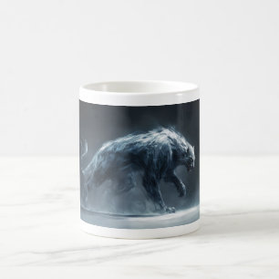 Caneca De Café monstro de pantera fantasia