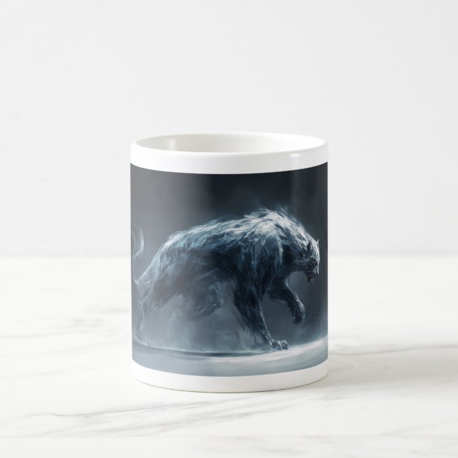 Caneca De Café monstro de pantera fantasia (Centro)