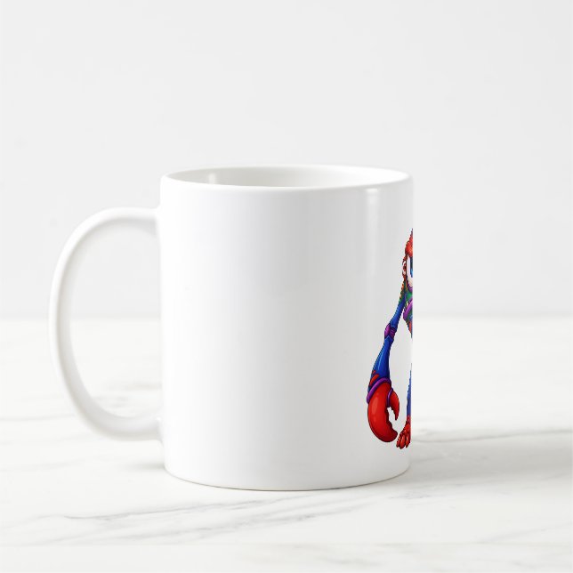 Caneca De Café Monstro de Um Olho Vibrante (Esquerda)