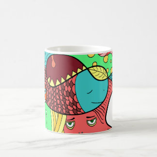 Caneca De Café Monstro do Doodle