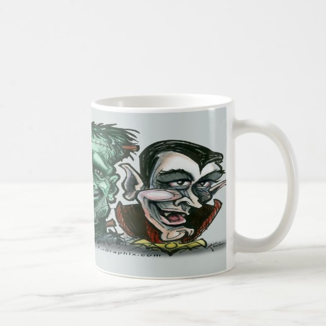 Caneca De Café Monstro do filme (Direita)