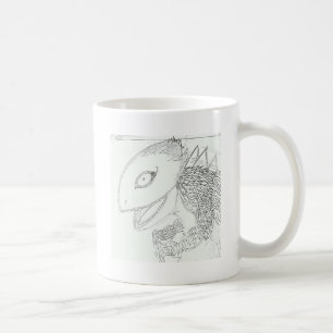 Caneca De Café monstro do lagarto dos desenhos animados