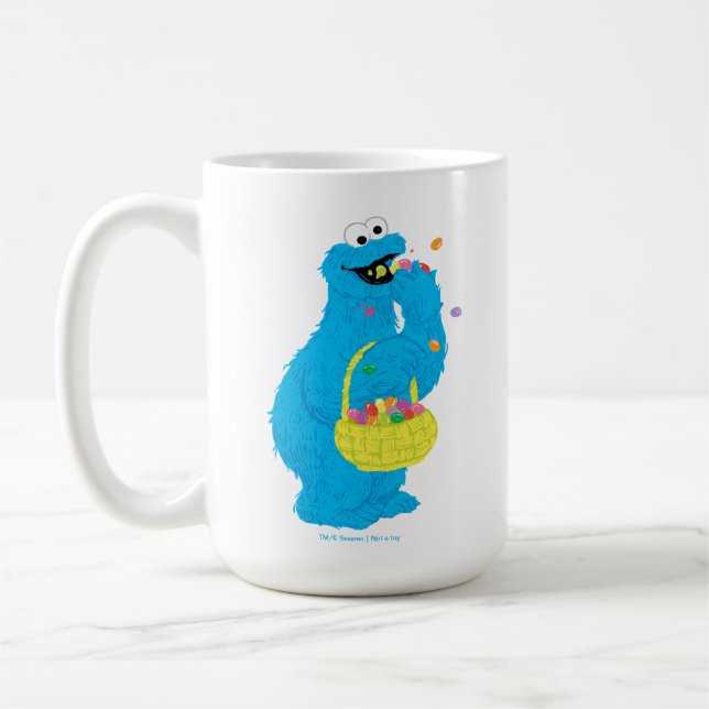 Caneca De Café Monstro dos Biscoitos de Páscoa (Esquerda)