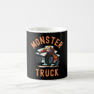 Caneca De Café Monstro Engraçado Caminhão com Rosto