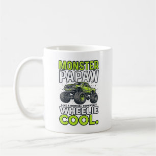 Caneca De Café Monstro Papaw Wheelie Legal Caminhão Monstro Engra