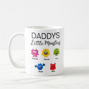 Caneca De Café Monstro pequeno do Pai Dia de as Bruxas engraçado