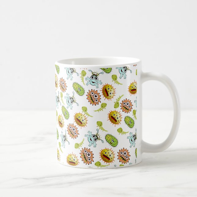 Caneca De Café Monstro pequenos assustadores (Direita)