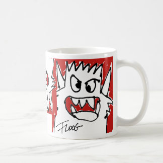 Caneca De Café Monstro vermelho dos desenhos animados