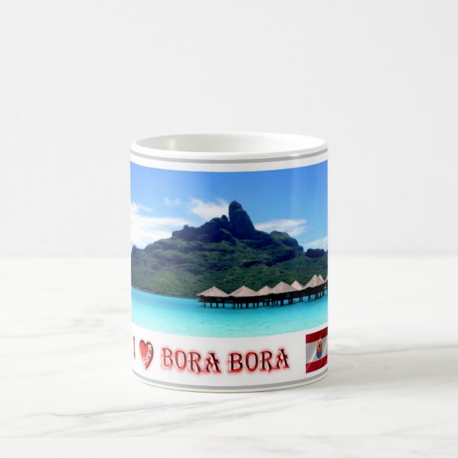 Caneca De Café Mont Otemanu - Bora Bora - Polinésia Francesa - (Centro)