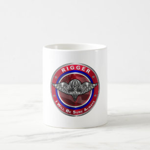 Caneca De Café Montador de Pára-quedas - Soldados Aerotransportad