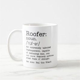 Caneca De Café Montador de Telhados Personalizado