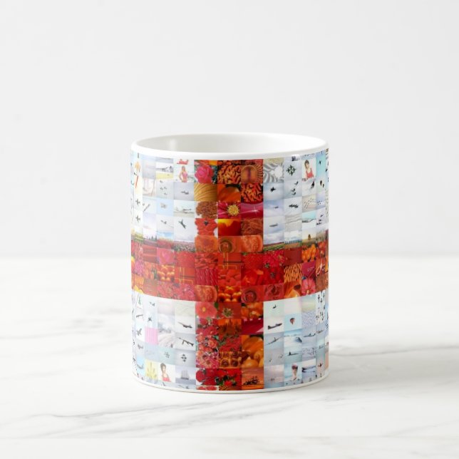 Caneca De Café Montagem da bandeira de Inglaterra (Centro)