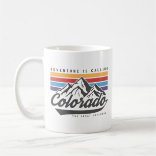 Caneca De Café Montagens retrorreflectoras do Colorado