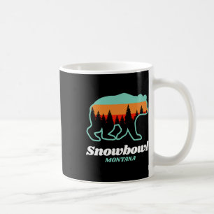 Caneca De Café Montana Snowbowl Esqui Esquiação Urso 