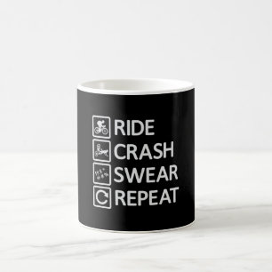 Caneca De Café Montanha Bike Bike Repetit Descida MTB Idea