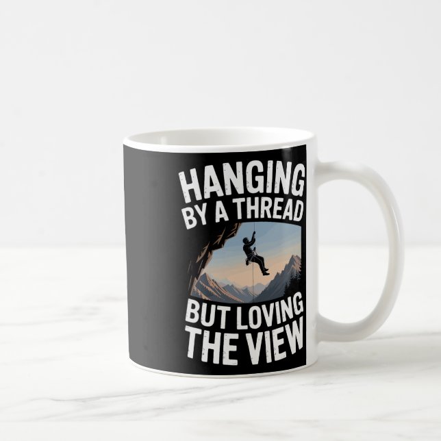 Caneca De Café Montanha Bouldering Rocha Divertida de Escalada  (Direita)