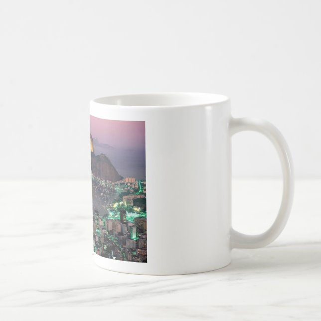 Caneca De Café Montanha do naco de açúcar de Brasil Rio de (Direita)