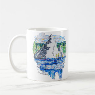 Caneca De Café Montanha fresca
