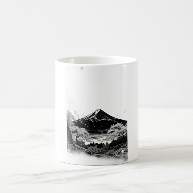 Caneca De Café montanha japonesa (Centro)