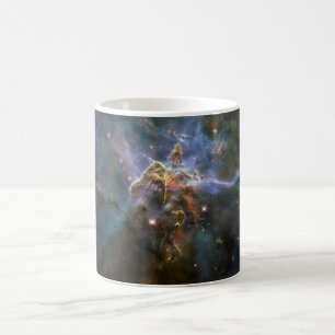 Caneca De Café Montanha Mística na Nebulosa Carina Hubble Espaço