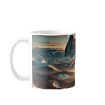 Caneca de Café Montanha Nebulosa