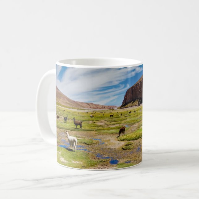 Caneca De Café Montanhas | Andes bolivianos (Frente Esquerda)