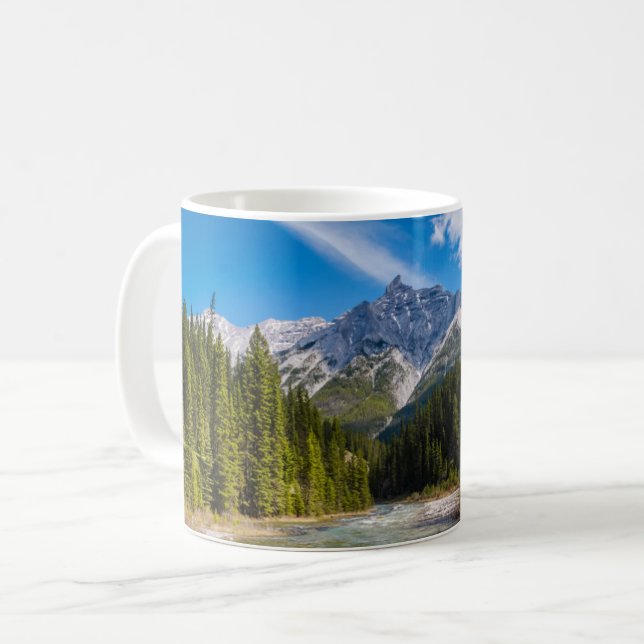 Caneca De Café Montanhas | Banff National Park, Canadian Rockies (Frente Esquerda)