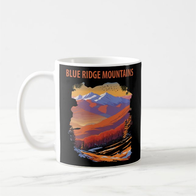 Caneca De Café Montanhas Blue Ridge (Esquerda)