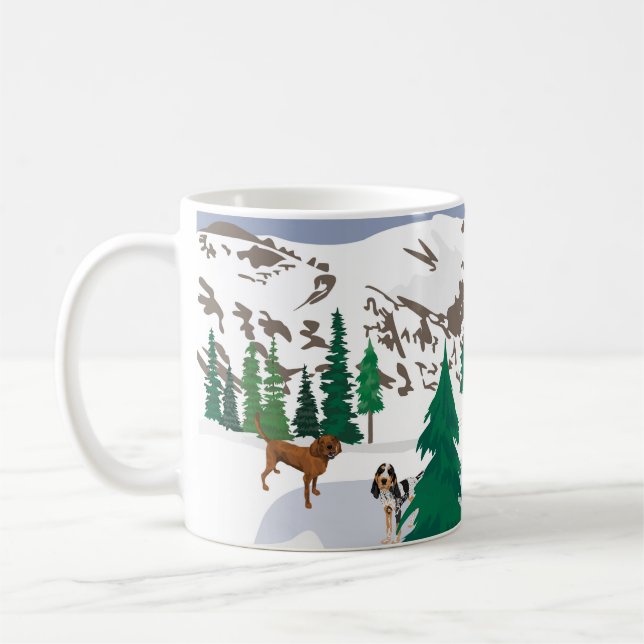Caneca De Café Montanhas Conhound (Esquerda)
