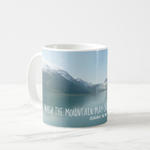 Caneca De Café Montanhas de Alaska, verso do 54:10 de Isaiah
